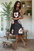 Hiroki Fit and Flare Dress – Ikebana
